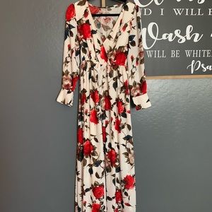 Floral long dress